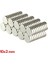 N35 10 x 2 mm Neodyum Mıknatıs 500 Adet, Yuvarlak, Nikel Kaplamalı 1