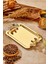 1 Adet Elegante Gold Serisi Duo Volo Prezioso Kulp Desenli Sunum Tepsi Söz Nişan Tepsisi 22X16CM 2
