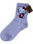 Hello Kitty Çorap Yumuşak Rahat Şık Kısa Konç Desenli Uçukpembe 36-40 Hediye 3