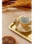 1 Adet Elegante Gold Serisi Duo Bella Flora Kulp Desenli Sunum Tepsisi Söz Nişan Tepsisi 22X16CM 3