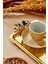1 Adet Elegante Gold Serisi Duo Luna Nera Kulp Desenli Sunum Tepsi | Söz Nişan Tepsisi 22X16CM 5