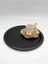 Metal Yuvarlak Çay, Kahve, Pasta Servis Tepsisi Dekoratif Sunum Tepsisi 24 cm 1
