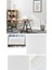 70X35CM 0,25M² Beyaz Kendinden Yapışkanlı Ahşap Lambri Duvar Paneli Köpük 2