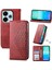 Xiaomi Poco M6 Pro 4g Için Flip Case El Kayışı Standı Günlük Kullanım Eşkenar Dörtgen (Yurt Dışından) 1
