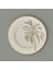 Kitchen Palm Tatlı ve Kahvaltı Tabağı - Krem / Bej - 21 cm 2