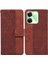 Realme C61 Flip Folio Cüzdan Kapak Premium Pu Deri Için Flip Case (Yurt Dışından) 1