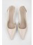 Kadın Estelle Ekru Cilt Stiletto 2