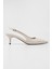 Kadın Estelle Ekru Cilt Stiletto 4