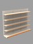 40x90x220 Cm - 40A/30*4 - 3'lü Duvar Ünitesi Market Rafı 1