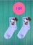 2 Çift Hello Kitty Çorap Yumuşak Rahat Şık Kısa Konç Desenli Uçukpembe Çorabı 36-40 1