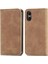 Sony Xperia 10 Vı Için Flip Case Cüzdan Basit Iş Deri Kılıf Flip (Yurt Dışından) 1