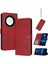 Kart Yuvası Kickstand Pu Deri ile Onur X9B Saf Renk Için Flip Case (Yurt Dışından) 1