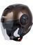 Sw 737 Gloss Brown Yarım Kask 2