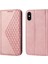 IPhone Xs Max Günlük Kullanım Için Flip Case Standı Eşkenar Dörtgen Şekli Cüzdan El Kayışı (Yurt Dışından) 1