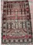 85X127 cm El Yapımı Nostalji Türk Kilimi Eşsiz Motif Yün Kilim 1
