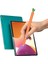 Samsung Galaxy Tab S7 T870 Silikon Stylus Kalem Tutucu Sebze Tarzı Kaymaz Kol Deri Cep Kapağı-Kırmızı (Yurt Dışından) 5