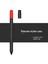 Lenovo Xiaoxin Stylus Kontrast Renk Sıvı Silikon Koruyucu Kalem Kılıfı Sarma Kapağı Kılıfı-Siyah (Yurt Dışından) 2