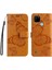 Kart Yuvası Standı ile Realme C21Y Flip Kickstand Pu Deri Için Flip Case (Yurt Dışından) 1