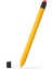 Apple Pencil (1. Nesil) Koruyucu Kılıf Çizilmeye Dayanıklı Silikon Stylus Kalem Kılıfı-Sarı (Yurt Dışından) 1