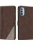 Motorola G51 5g Cüzdan Kılıfı Pu Deri Kart Kılıfı ile Uyumludur El Standı Özelliği (Yurt Dışından) 1