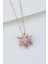 Çekmeceli Kutuda Rose Lotus Çiçeği Kolye 4