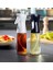 200 ml Dekoratıf Tabancalı Spreylı Cam Şışe 1