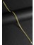 Altın Kaplama Gurmet Bileklik 3 mm Genişlik 21 cm - 925 Ayar Gümüş Bileklik 1