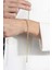 Altın Kaplama Gurmet Bileklik 2 mm Genişlik 21 cm - 925 Ayar Gümüş Bileklik 2