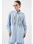 Desenli Tunik Pantolon Ikili Takım 6720 - Mavi 2