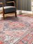 Vintage Desenli Halı, Pamuk Dokuma Pamuklu Taban Dekoratif Halı Kilim 94 1