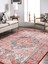 Vintage Desenli Halı, Pamuk Dokuma Pamuklu Taban Dekoratif Halı Kilim 94 2