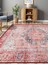 Vintage Desenli Halı, Pamuk Dokuma Pamuklu Taban Dekoratif Halı Kilim 94 3