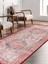 Vintage Desenli Halı, Pamuk Dokuma Pamuklu Taban Dekoratif Halı Kilim 94 4