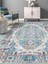 Vintage Desenli Halı, Pamuk Dokuma Pamuklu Taban Dekoratif Halı Kilim 95 1