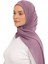 Hazır Lüks Pratik Hijablı Şifon Şal-Açık Maron 2