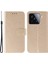 Xiaomi 15 Pu Deri Flip Cüzdan Telefon Kılıfı Kayışlı (Yurt Dışından) 1