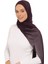 Hazır Lüks Pratik Hijablı Şifon Şal-Mürdüm 3