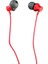 HSR01 Mikrofonlu Kablolu Kulak Içi Kulaklık 3.5mm L Jack Girişli Kırmızı 1