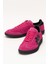 Marine Kadın Günlük Bağcıklı Spor Ayakkabı Gerçek Deri Fuşya 4