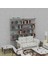 Rafburada® 5 Katlı Duble Kitaplık. Ahşap Duvar Rafı. Dekoratif Raf. MEŞE-25X60 2