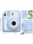Instax Mini 12 Anlık Fotoğraf Makinesi/minimate Özel Kılıf/10 Sayfa - Mavi Pastel Blue 1