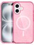 Iphone 16 Plus Kılıf Glow Magsafe Kapak - Pembe Bstmy 1