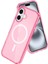 Iphone 16 Plus Kılıf Glow Magsafe Kapak - Pembe Bstmy 2