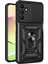 Samsung Galaxy M15 Kılıf Pars Lens Yüzüklü Silikon - Siyah Bstmy 1