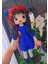 Amigurumi Türkan Şoray Al Yazmalım Yeşilçam Bebek 1