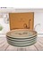 Porselen Desenli Pasta Tabağı 20 cm 6'lı Set 3