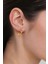 14 Ayar Altın Ajda Model Kalp Küpe 1.7 cm 3