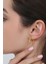 14 Ayar Altın Zigzag Küpe 1.6 cm 5