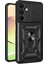 Samsung Galaxy A16 5g Kılıf Pars Lens Yüzüklü Silikon - Siyah Bstmy 1