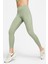 Go Dri Fit Infinalock High Rise 7/8 Leggings 6 Cepli Toparlayıcı Yüksek Belli Reflektörlü Spor Tayt Açık Yeşil 1